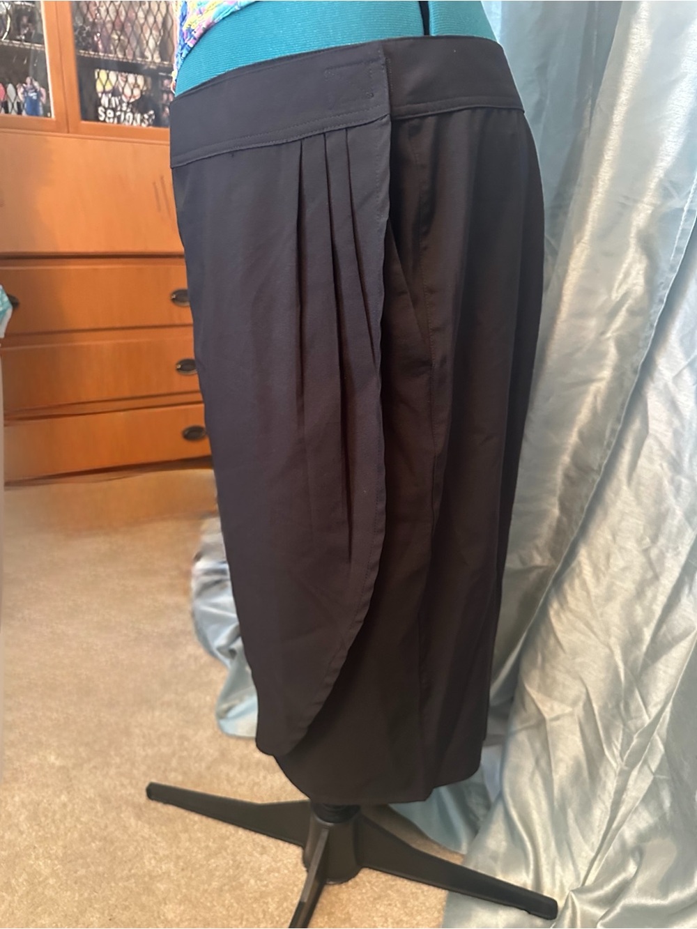 Ripskirt Black Draped Women's Wrap Skirt XXL